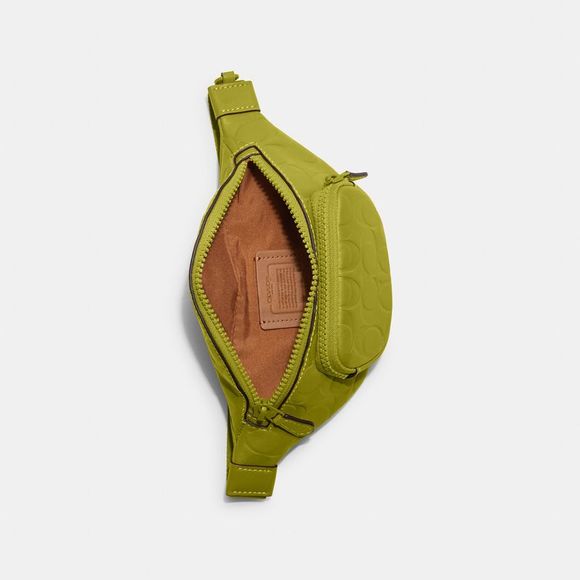 NWT Coach Outlet Sprint Belt Bag 24 In Signature Leather - Picture 3 of 7